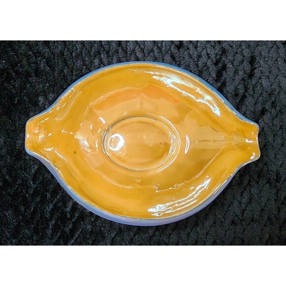 Vintage Japanese Lusterware Sauce Boat & Underplate (1920s–1940s) Hand Painted - Picture 4 of 10